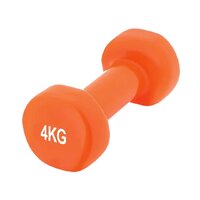 Гантель виниловая PowerPlay 4125 Achilles Orange, 4 кг