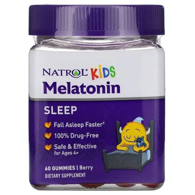 Натуральна добавка Natrol Kids Melatonin 1 mg, 60 желейок