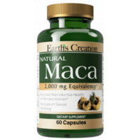 Натуральная добавка Earth‘s Creation Maca 2000 mg, 60 капсул
