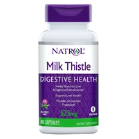 Натуральная добавка Natrol Milk Thistle 525 mg, 60 капсул