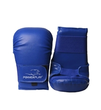Перчатки для бокса и единоборств Перчатки для карате PowerPlay 3027, Blue
