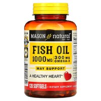 Жирные кислоты Mason Natural Fish Oil 1000 mg, 120 капсул