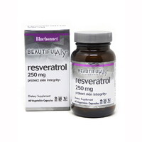 Натуральная добавка Bluebonnet Resveratrol 250 mg, 60 вегакапсул - Beautiful Ally