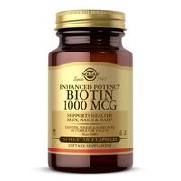 Витамины и минералы Solgar Biotin 1000 mcg, 50 вегакапсул