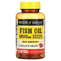 Жирные кислоты Mason Natural Fish Oil 1000 mg, 60 капсул
