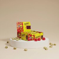 Батончик FitWin Vegan Bar БЛОК, 12*60 грам - фісташка-малина