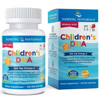 Жирні кислоти Nordic Naturals Children's DHA 250 mg, 120 капсул - полуниця