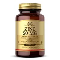 Витамины и минералы Solgar Zinc 50 mg, 100 таблеток