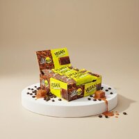 Батончик FitWin Vegan Bar БЛОК, 12*60 грамм - кофе-соленая карамель