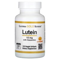 Натуральная добавка California Gold Nutrition Lutein 10 mg, 120 вегакапсул