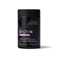 Витамины и минералы Sport Research Biotin 5000 mcg Extra Stregth, 120 капсул