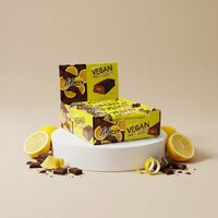 Батончик FitWin Vegan Bar БЛОК, 12*50 грамм - шоколад-лимон