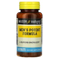 Натуральная добавка Mason Natural Men’s Potent Formula, 60 таблеток