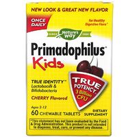 Пробиотики и пребиотики Nature's Way Primadophilus Kids 3 Billion CFU, 60 жевательных таблеток