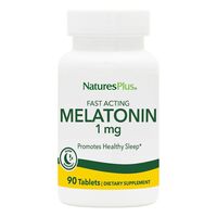 Натуральна добавка Natures Plus Fast Acting Melatonin 1 mg, 90 таблеток