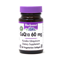 Натуральна добавка Bluebonnet Nutrition CoQ10 60 mg, 30 гелевих вегакапсул