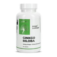 Натуральная добавка Progress Nutrition Ginkgo Biloba + Ginseng Extracts, 90 таблеток