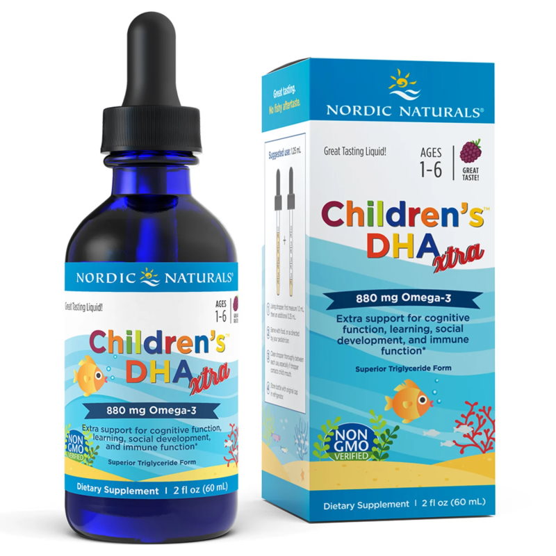 Жирные кислоты Nordic Naturals Children's DHA Xtra, 60 мл - ягоды