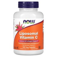 Витамины и минералы NOW Liposomal Vitamin C, 120 вегакапсул