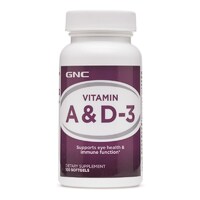 Витамины и минералы GNC Vitamin A and D3, 100 капсул