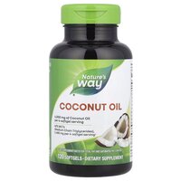 Натуральная добавка Nature's Way Coconut Oil, 120 капсул