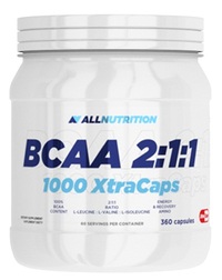 Амінокислота BCAA AllNutrition BCAA 2:1:1 1000 Xtra Caps, 360 капсул