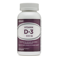 Вітаміни та мінерали GNC Vitamin D-3 800, 180 таблеток