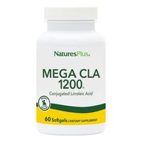 Жироспалювач Natures Plus Mega CLA, 60 капсул