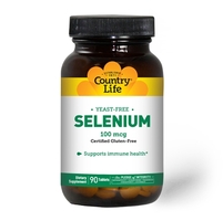 Витамины и минералы Country Life Selenium 100 mcg, 90 таблеток