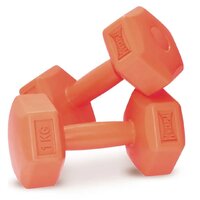 Гантель композитная PowerPlay 4124 Hercules Orange, 2*1 кг