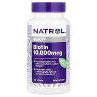Витамины и минералы Natrol Biotin 10000 mcg, 100 таблеток