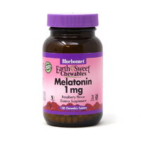 Натуральная добавка Bluebonnet Earth Sweet Chewables Melatonin 1 mg, 120 жевательных таблеток