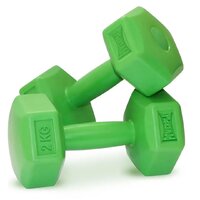 Гантель композитная PowerPlay 4124 Hercules Green, 2*2 кг