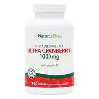 Натуральная добавка Natures Plus Ultra Cranberry 1000, 180 таблеток