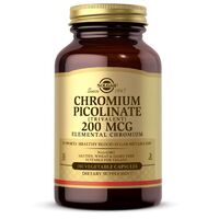 Витамины и минералы Solgar Chromium Picolinate 200 mcg, 180 вегакапсул
