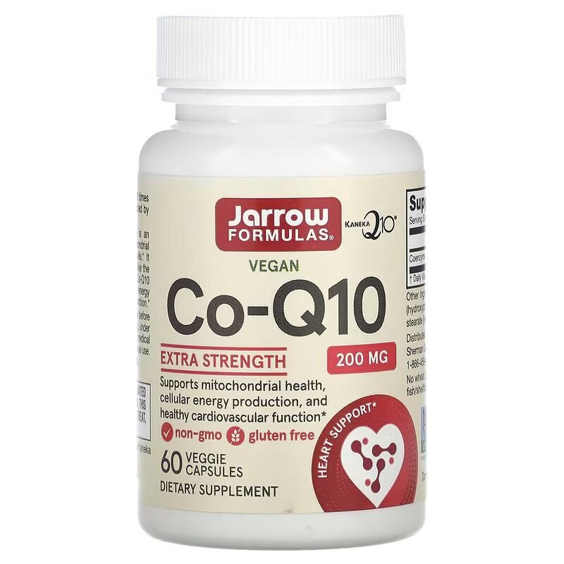 Натуральная добавка Jarrow Formulas Co-Q10 200 mg, 60 вегакапсул