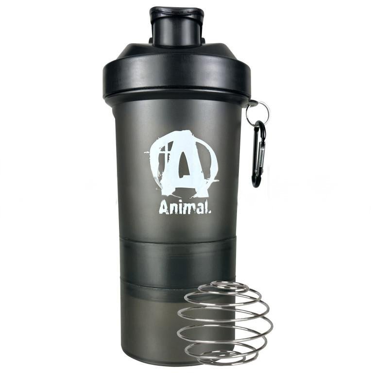 Шейкер Universal Animal Smart (3-х компонентний) 600 мл, Black