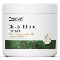 Натуральная добавка OstroVit Vege Ginkgo Biloba, 50 грамм