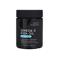 Жирные кислоты Sport Research Omega-3 Fish Oil 1250 mg Triple Strength, 60 капсул