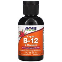 Витамины и минералы NOW Vitamin B12 Complex Liquid, 59 мл