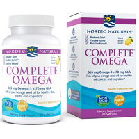 Жирні кислоти Nordic Naturals Complete Omega, 60 капсул - лимон