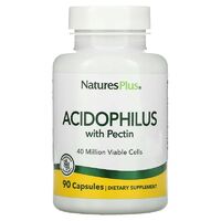 Пробиотики и пребиотики Natures Plus Acidophilus with Pectin, 90 капсул