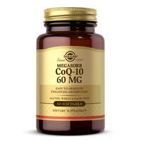 Натуральная добавка Solgar Megasorb CoQ-10 60 mg, 60 капсул