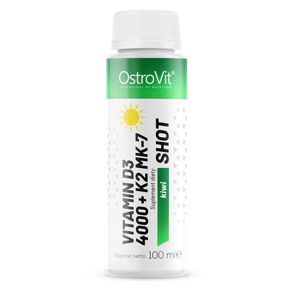 Вітаміни та мінерали OstroVit Vitamin D3 4000 + K2 MK-7 Shot, 100 мл