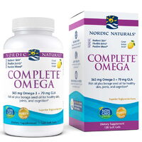 Жирные кислоты Nordic Naturals Complete Omega, 120 капсул - лимон