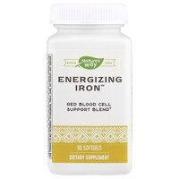 Витамины и минералы Nature's Way Energizing Iron, 90 капсул
