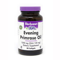 Жирні кислоти Bluebonnet Nutrition Evening Primrose Oil 1300 mg, 90 капсул