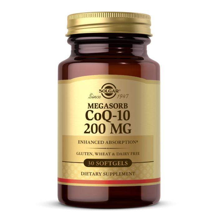 Натуральная добавка Solgar Megasorb CoQ-10 200 mg, 30 капсул