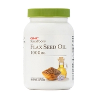 Жирні кислоти GNC Super Foods Flax Seed Oil 1000 mg, 90 капсул