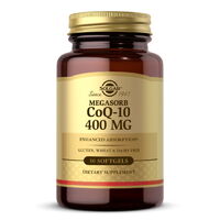 Натуральная добавка Solgar Megasorb CoQ-10 400 mg, 30 капсул